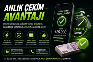 Anlık Çekim Avantajı